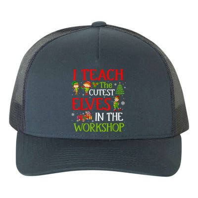 I Teach The Cutest In The Workshop Christmas Costume Gift Yupoong Adult 5-Panel Trucker Hat