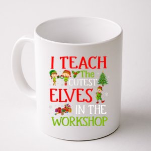 I Teach The Cutest In The Workshop Christmas Costume Gift Coffee Mug