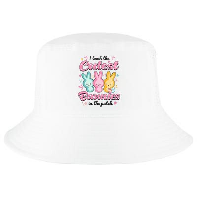 I Teach The Cutest Bunnies Funny Teacher Easter Day Cool Comfort Performance Bucket Hat