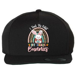 I Teach The Cutest 1st Grade Bunnies Teacher Easter Gift Wool Snapback Cap