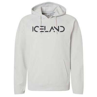 Iceland Tonal Type Performance Fleece Hoodie