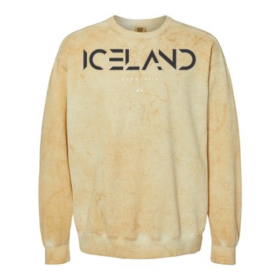 Iceland Tonal Type Colorblast Crewneck Sweatshirt