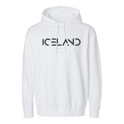 Iceland Tonal Type Garment-Dyed Fleece Hoodie