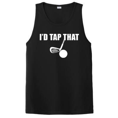 Id Tap That Funny Golf Ball For Golfing Players Gift PosiCharge Competitor Tank