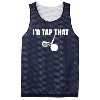 Id Tap That Funny Golf Ball For Golfing Players Gift Mesh Reversible Basketball Jersey Tank