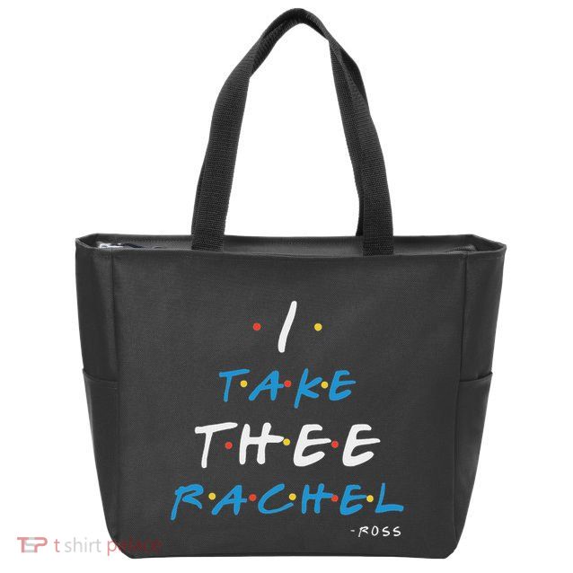 I Take Thee Rachel. Zip Tote Bag