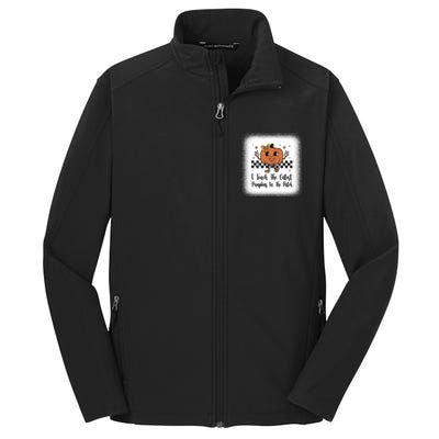 I Teach The Cutest Pumpkins In The Patch Happy Thanksgiving Cool Gift Core Soft Shell Jacket