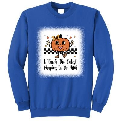 I Teach The Cutest Pumpkins In The Patch Happy Thanksgiving Cool Gift Sweatshirt