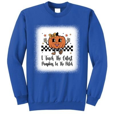 I Teach The Cutest Pumpkins In The Patch Happy Thanksgiving Cool Gift Tall Sweatshirt