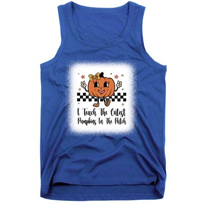 I Teach The Cutest Pumpkins In The Patch Happy Thanksgiving Cool Gift Tank Top