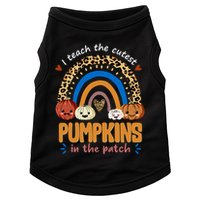 I Teach The Cutest Pumpkins In The Patch Leopard Doggie Tank
