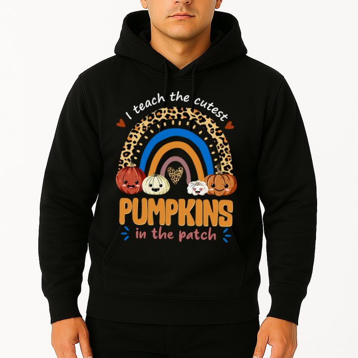 I Teach The Cutest Pumpkins In The Patch Leopard Hoodie