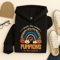 I Teach The Cutest Pumpkins In The Patch Leopard Hoodie