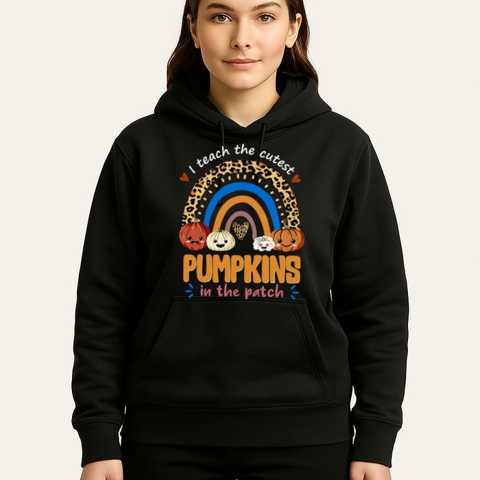 I Teach The Cutest Pumpkins In The Patch Leopard Hoodie