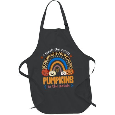 I Teach The Cutest Pumpkins In The Patch Leopard Apron