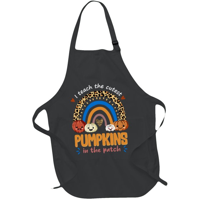 I Teach The Cutest Pumpkins In The Patch Leopard Apron