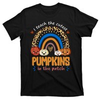 I Teach The Cutest Pumpkins In The Patch Leopard T-Shirt