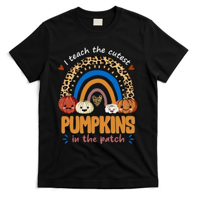 I Teach The Cutest Pumpkins In The Patch Leopard T-Shirt