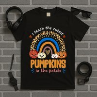 I Teach The Cutest Pumpkins In The Patch Leopard T-Shirt