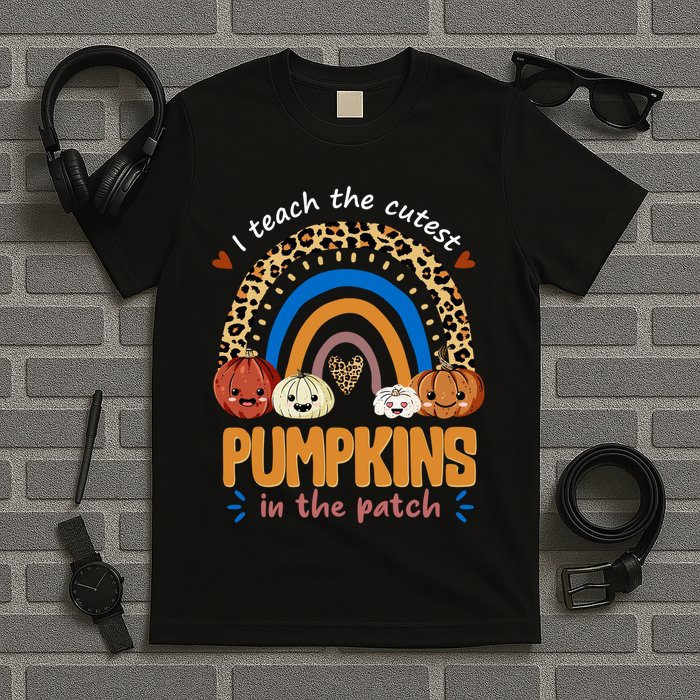 I Teach The Cutest Pumpkins In The Patch Leopard T-Shirt