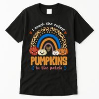 I Teach The Cutest Pumpkins In The Patch Leopard Tall T-Shirt