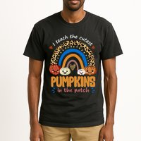 I Teach The Cutest Pumpkins In The Patch Leopard Tall T-Shirt