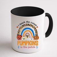 I Teach The Cutest Pumpkins In The Patch Leopard Mug