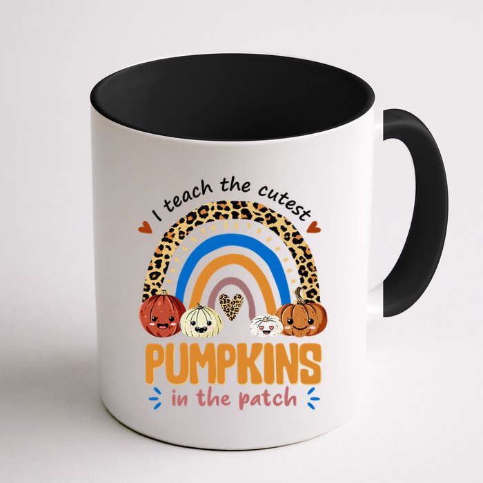 I Teach The Cutest Pumpkins In The Patch Leopard Mug