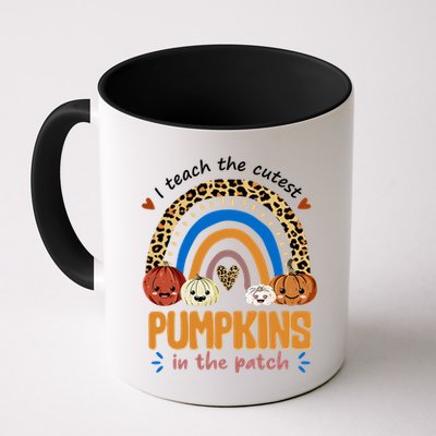 I Teach The Cutest Pumpkins In The Patch Leopard Mug