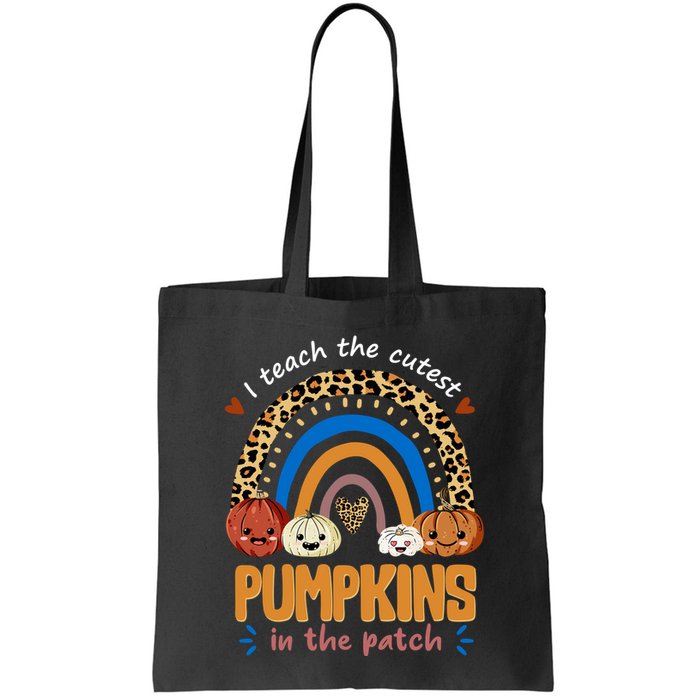 I Teach The Cutest Pumpkins In The Patch Leopard Bag