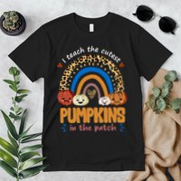 I Teach The Cutest Pumpkins In The Patch Leopard Premium T-Shirt
