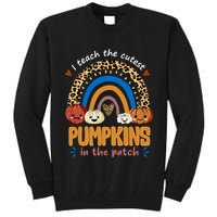 I Teach The Cutest Pumpkins In The Patch Leopard Tall Sweatshirt