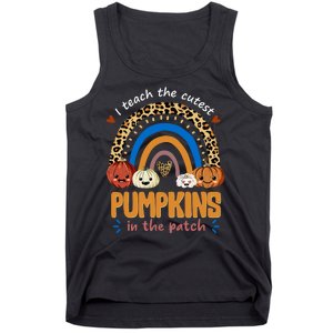 I Teach The Cutest Pumpkins In The Patch Leopard Tank Top