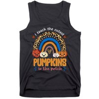 I Teach The Cutest Pumpkins In The Patch Leopard Tank Top