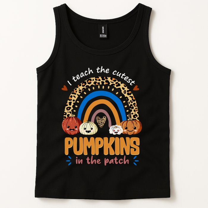I Teach The Cutest Pumpkins In The Patch Leopard Tank Top