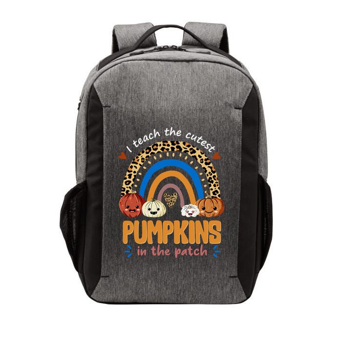 I Teach The Cutest Pumpkins In The Patch Leopard Vector Backpack