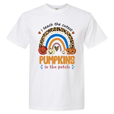 I Teach The Cutest Pumpkins In The Patch Leopard Garment-Dyed Heavyweight T-Shirt