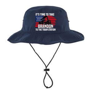 Its Time To Take Brandon To The Train Station, Anti Biden Design Legacy Cool Fit Booney Bucket Hat