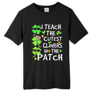 I Teach The Cutest Clovers In The Patch St Patrick Day Irish Cute Gift Tall Fusion ChromaSoft Performance T-Shirt