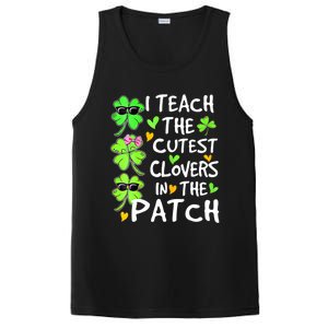 I Teach The Cutest Clovers In The Patch St Patrick Day Irish Cute Gift PosiCharge Competitor Tank