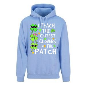 I Teach The Cutest Clovers In The Patch St Patrick Day Irish Cute Gift Unisex Surf Hoodie