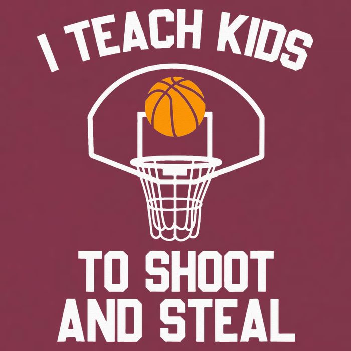 I Teach To Shoot And Steal High School funny Basketball 16oz Travel Tumbler