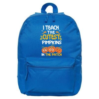 I Teach The Cutest Pumpkins In The Patch Gift 16 in Basic Backpack