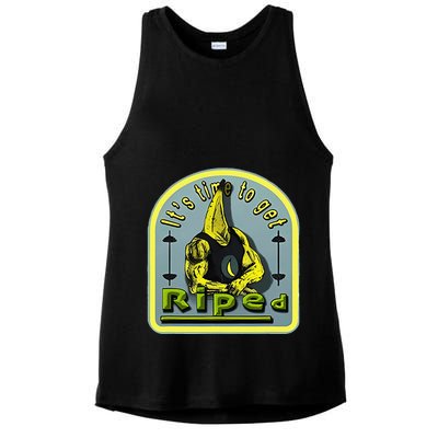ItS Time To Get Riped Ladies PosiCharge Tri-Blend Wicking Tank