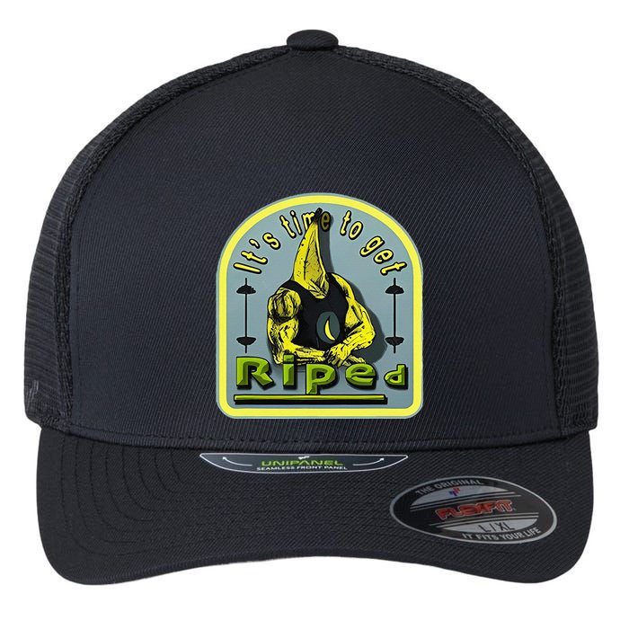 ItS Time To Get Riped Flexfit Unipanel Trucker Cap