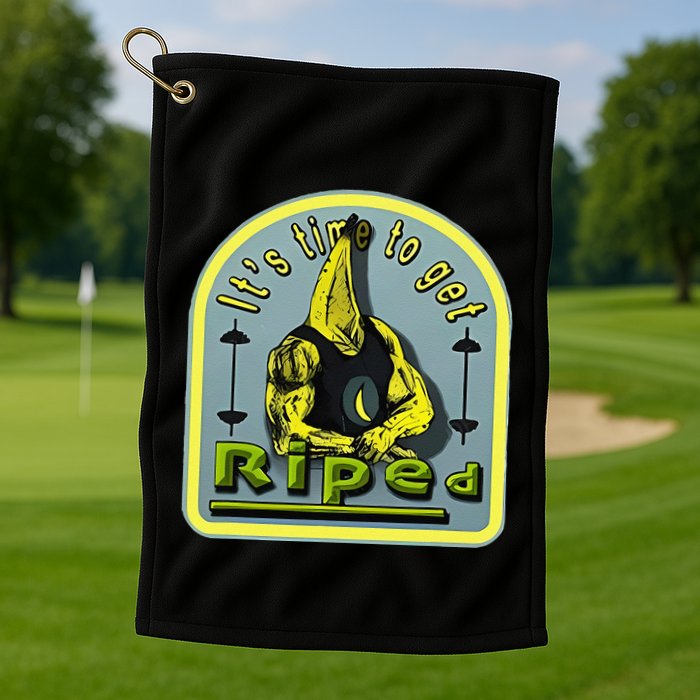 ItS Time To Get Riped Golf Towel