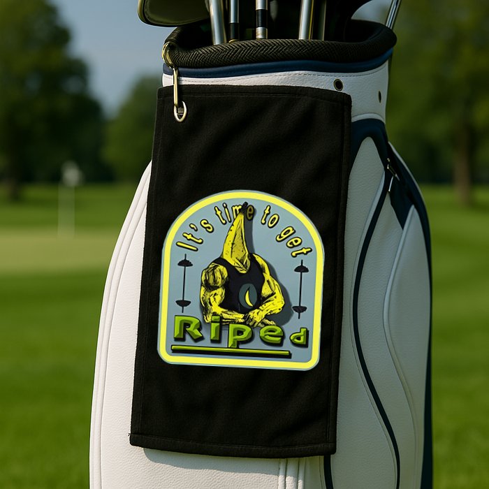 ItS Time To Get Riped Golf Towel