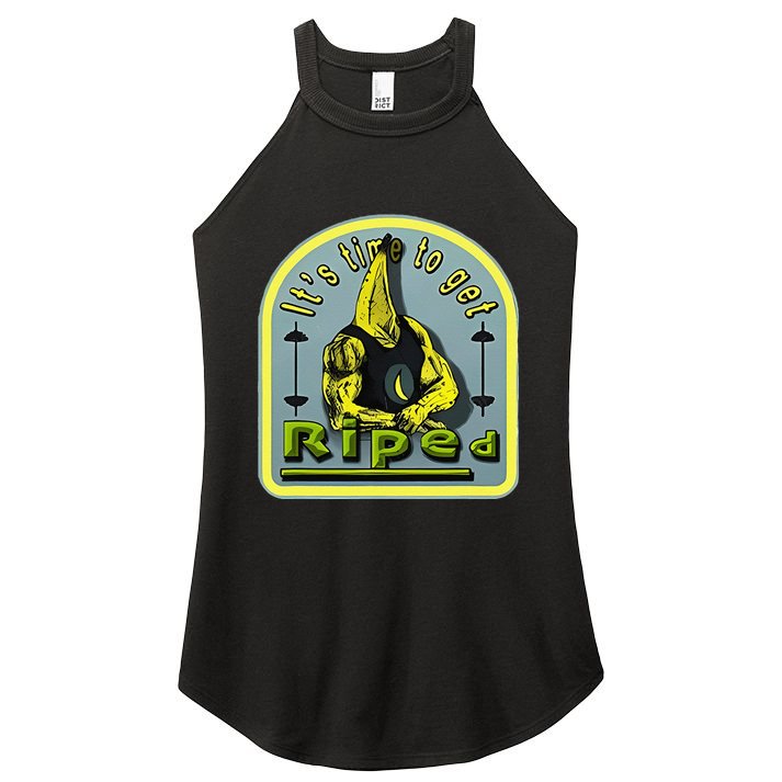 ItS Time To Get Riped Women's Perfect Tri Rocker Tank