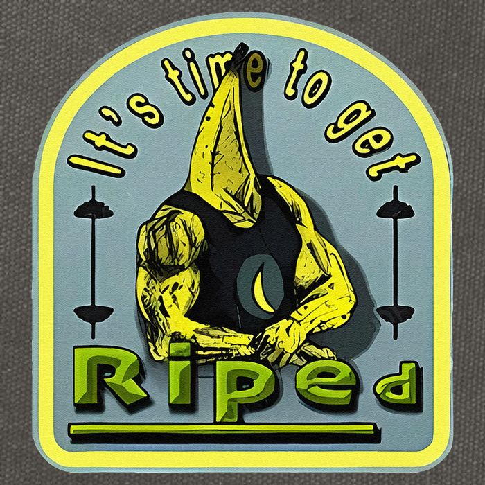 ItS Time To Get Riped Cotton Canvas Backpack