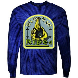 ItS Time To Get Riped Tie-Dye Long Sleeve Shirt